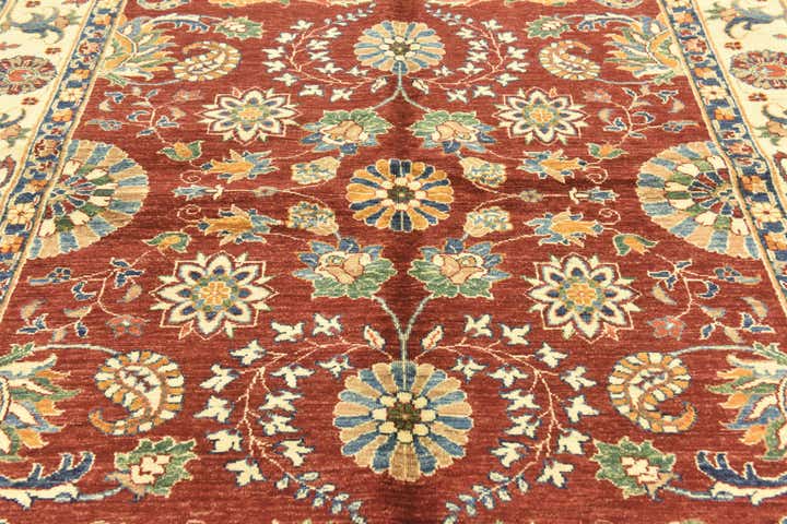 5' 7 x 7' 8 Hand Knotted Ariana Ziegler Rug