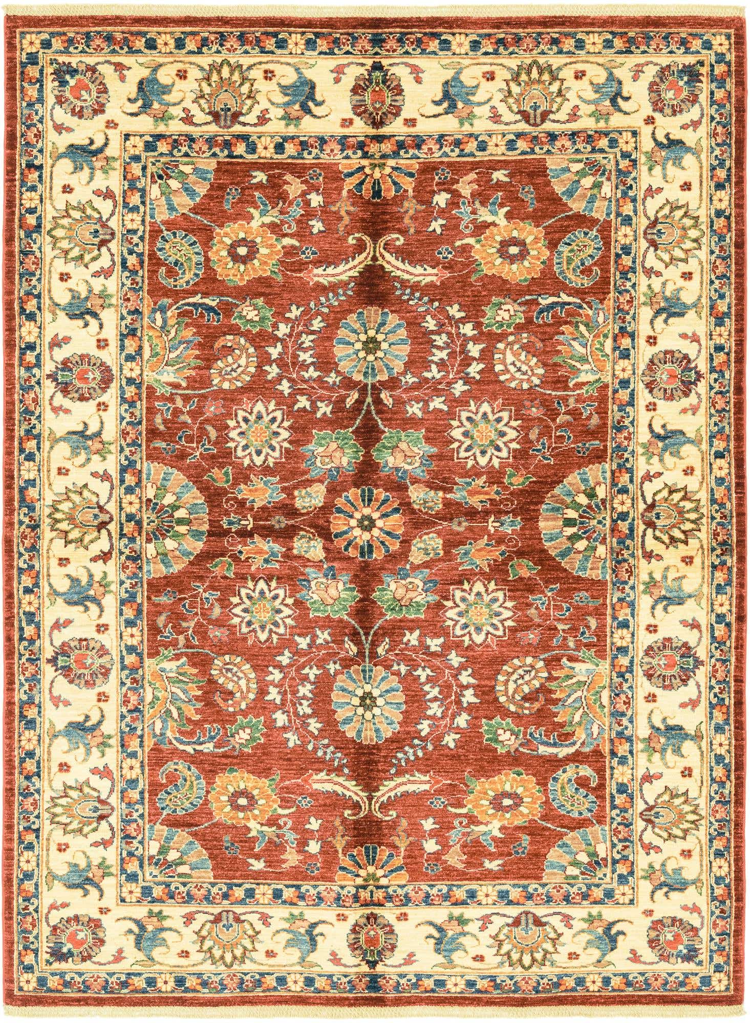 5' 7 x 7' 8 Hand Knotted Ariana Ziegler Rug