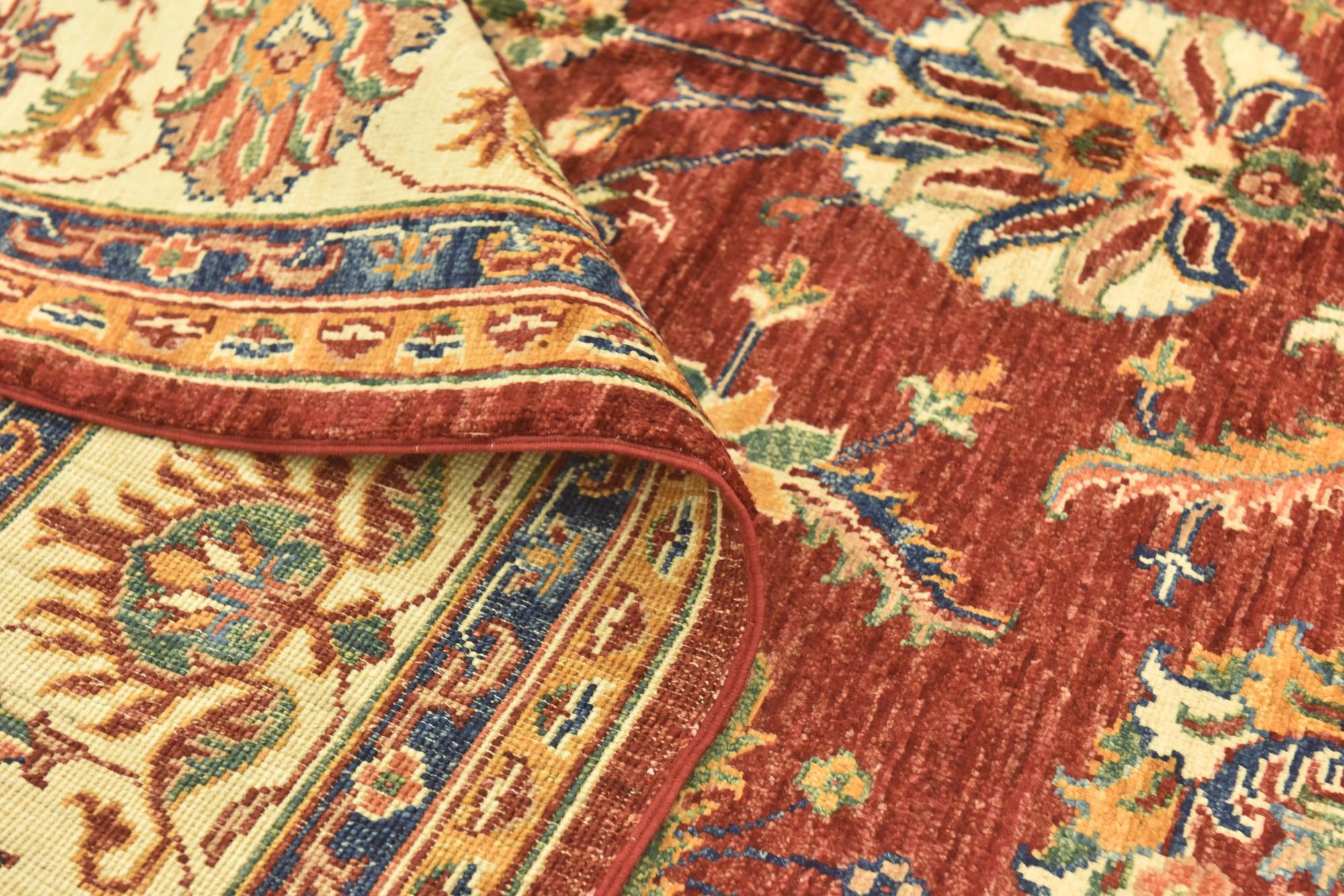5' 8 x 8' Hand Knotted Ariana Ziegler Rug