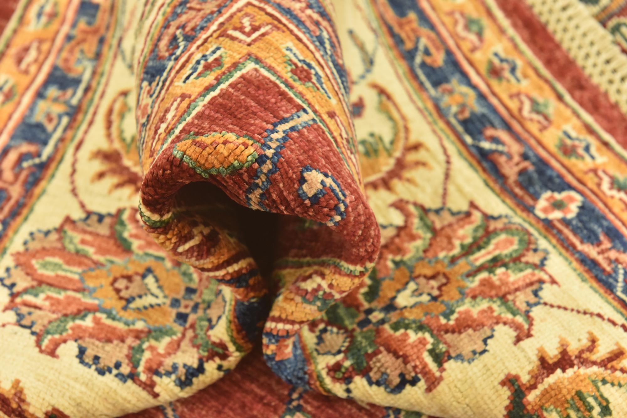 5' 8 x 8' Hand Knotted Ariana Ziegler Rug