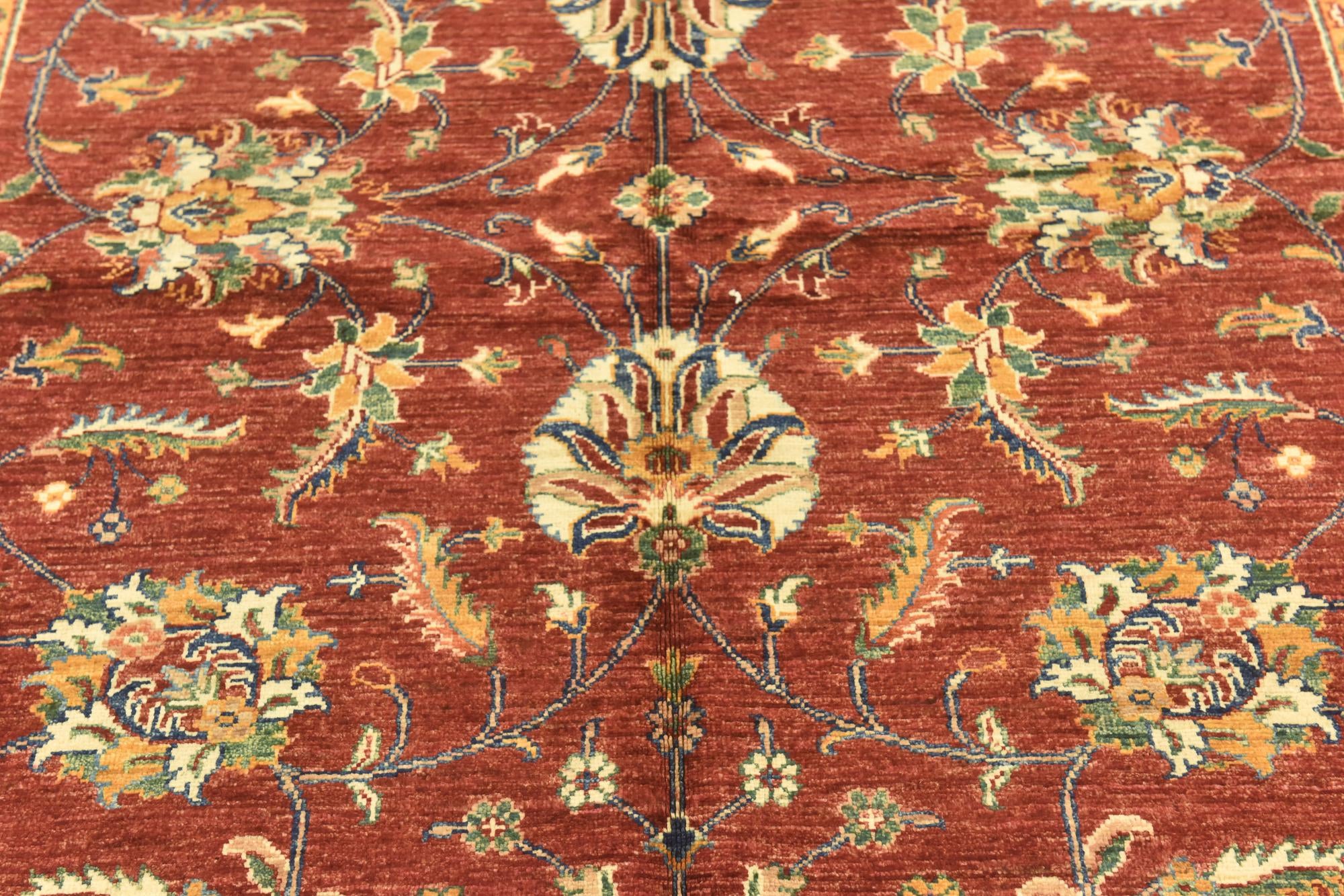 5' 8 x 8' Hand Knotted Ariana Ziegler Rug