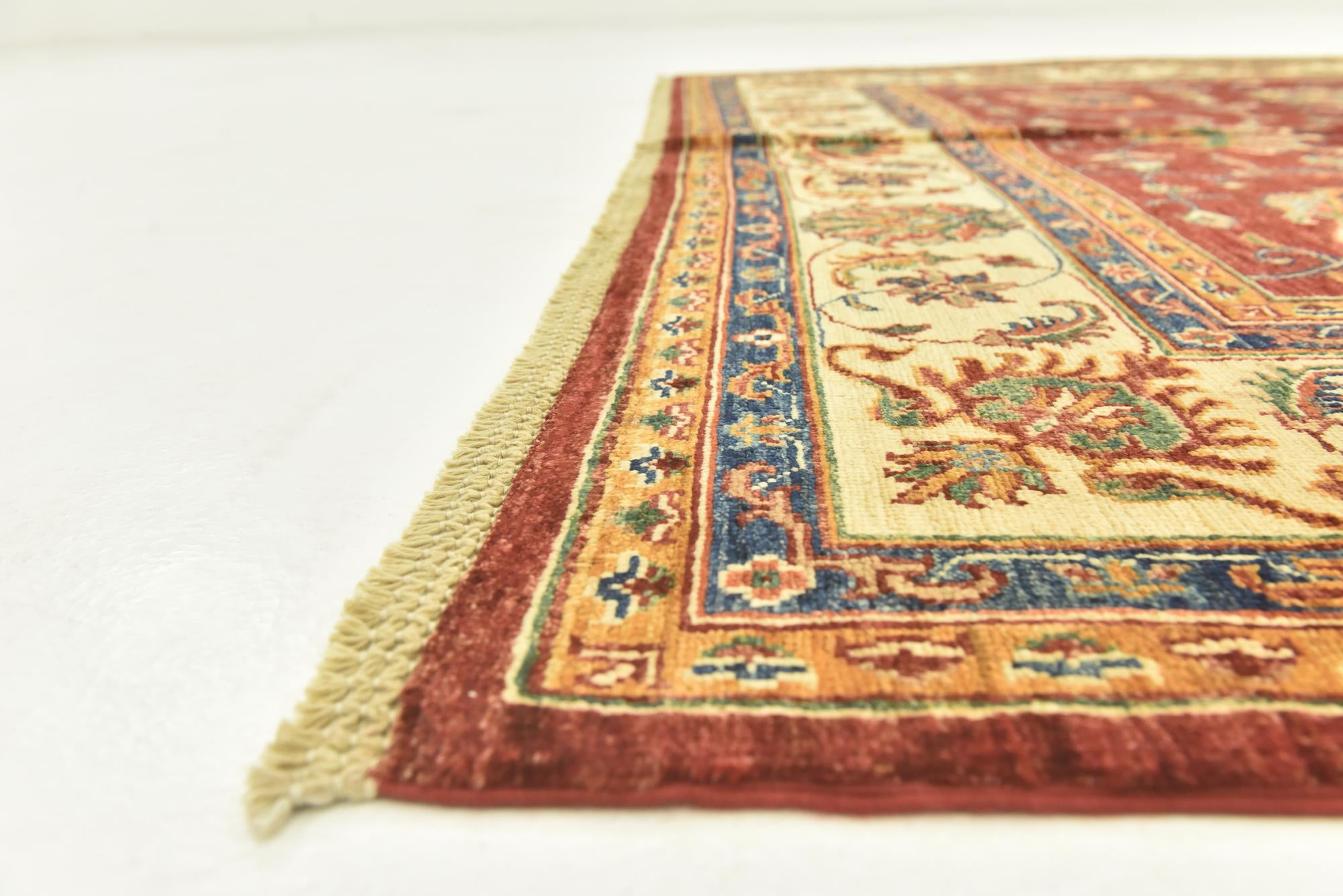 5' 8 x 8' Hand Knotted Ariana Ziegler Rug