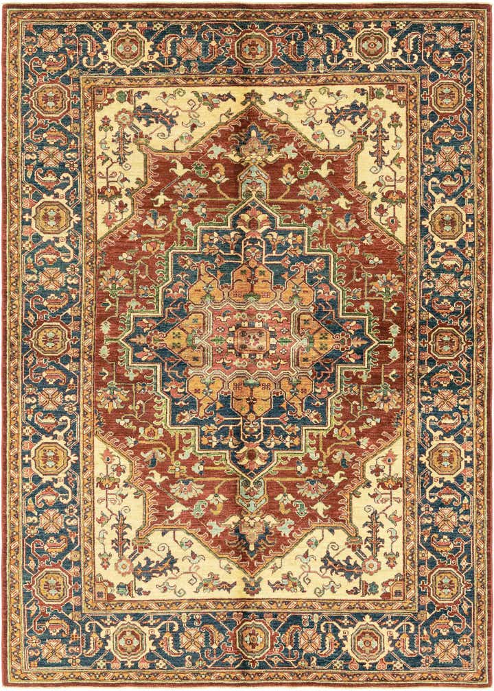 5' 8 x 8' 3 Hand Knotted Ariana Ziegler Rug
