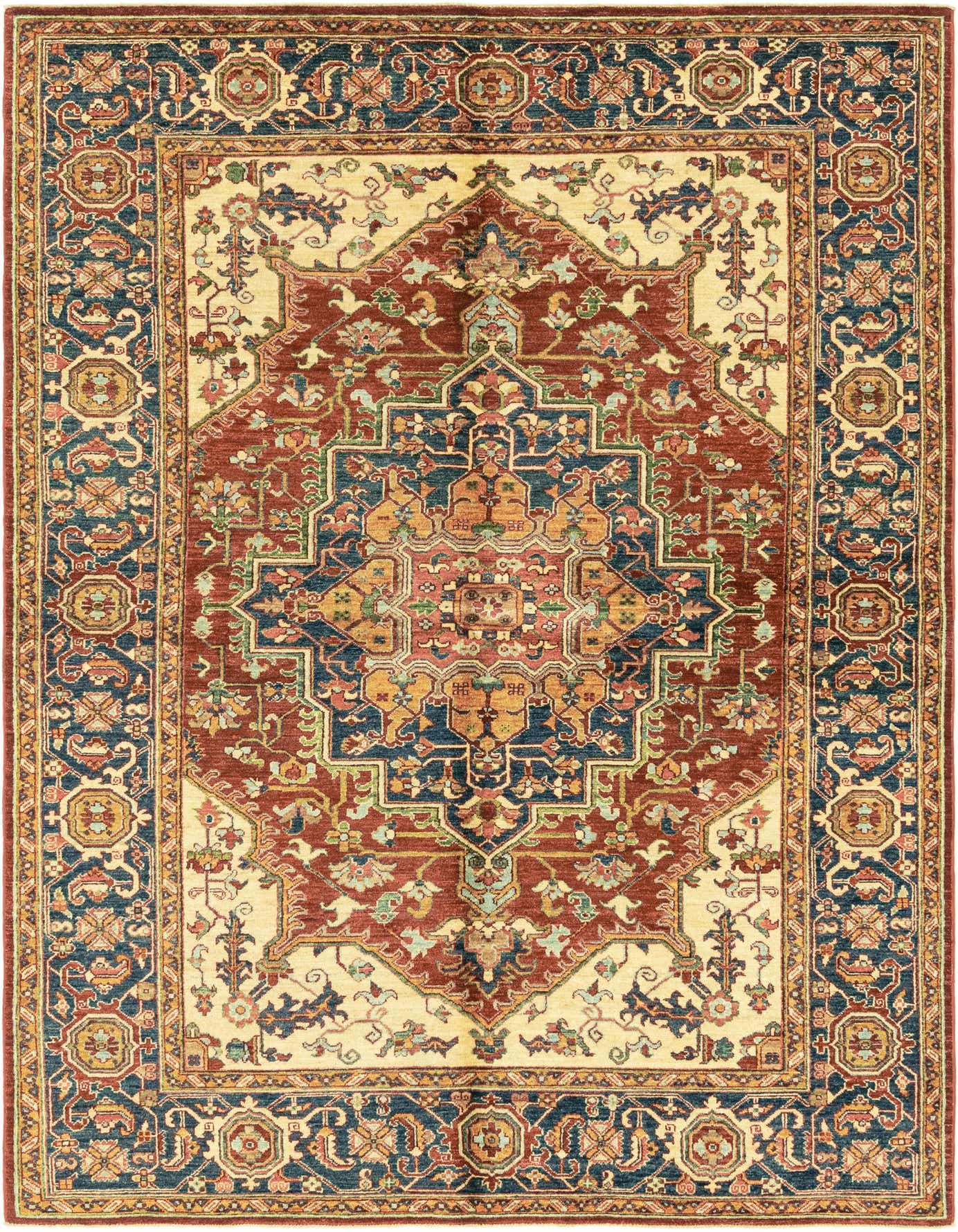 5' 8 x 8' 3 Hand Knotted Ariana Ziegler Rug