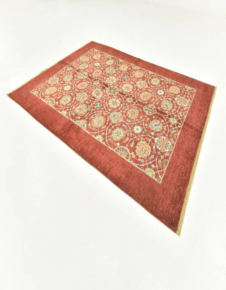 Detail image of 5' 9 x 7' 8  Hand Knotted Ariana Ziegler Rug