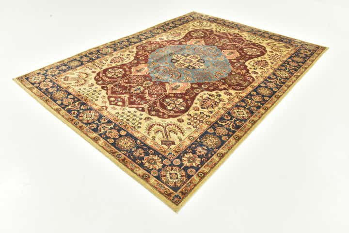 7' x 9' 7 Hand Knotted Ariana Ziegler Rug