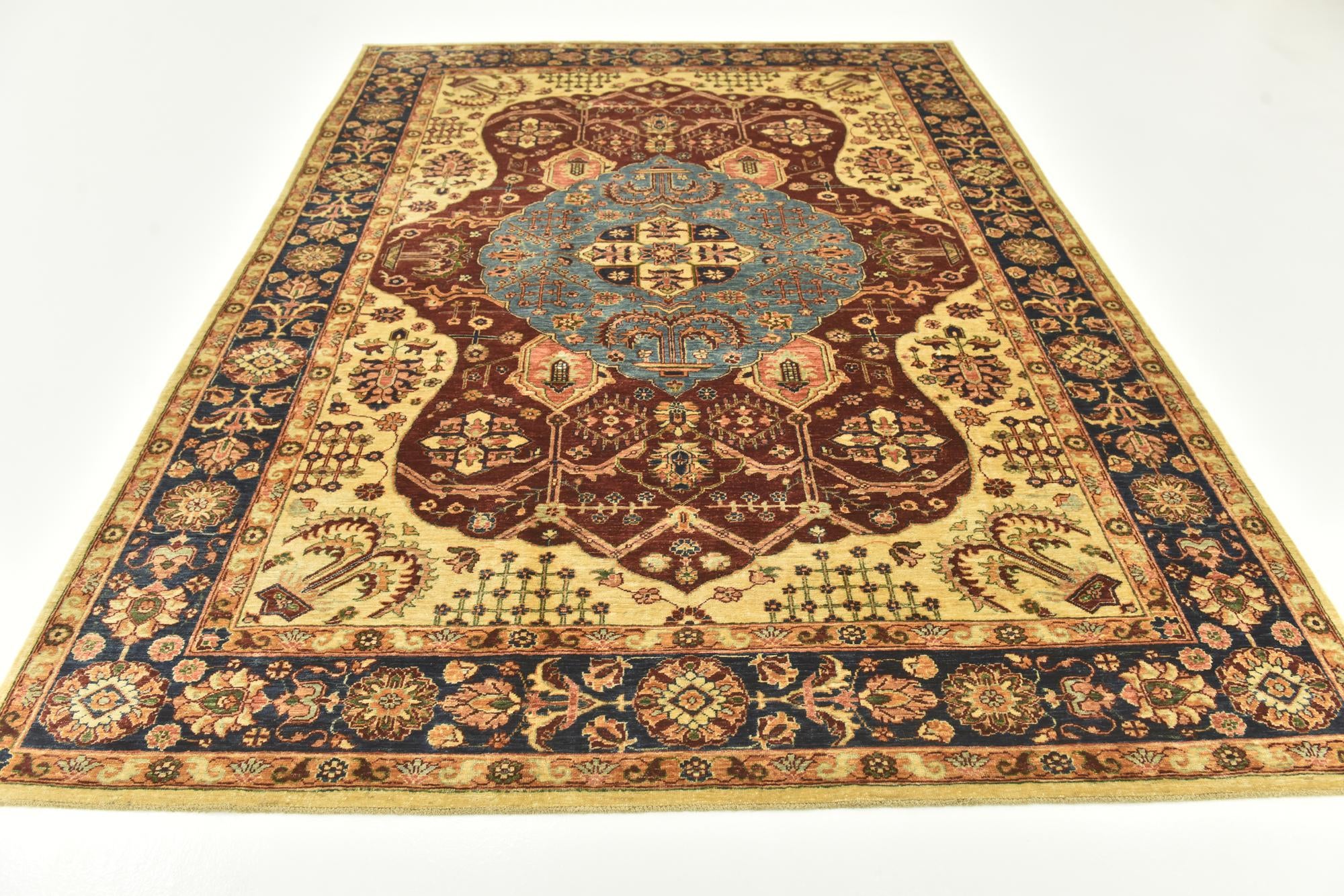 7' x 9' 7 Hand Knotted Ariana Ziegler Rug