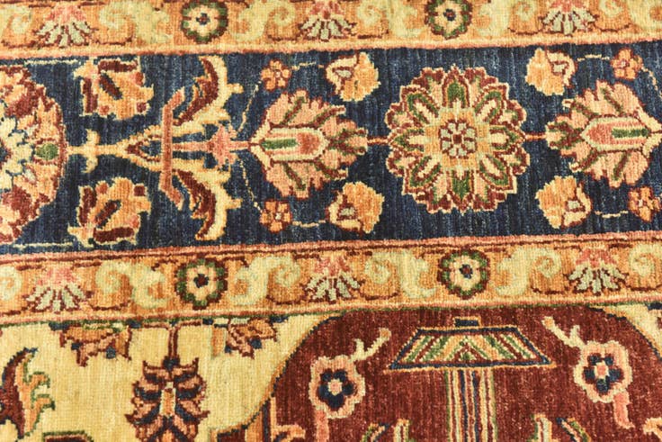 Detail image of 7' x 9' 7 Hand Knotted Ariana Ziegler Rug