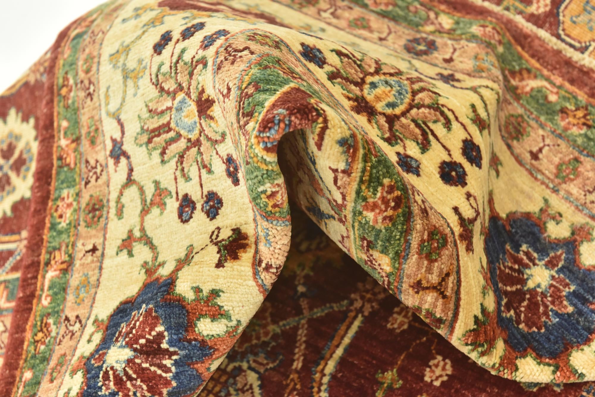 6' 11 x 10' 9 Hand Knotted Ariana Ziegler Rug