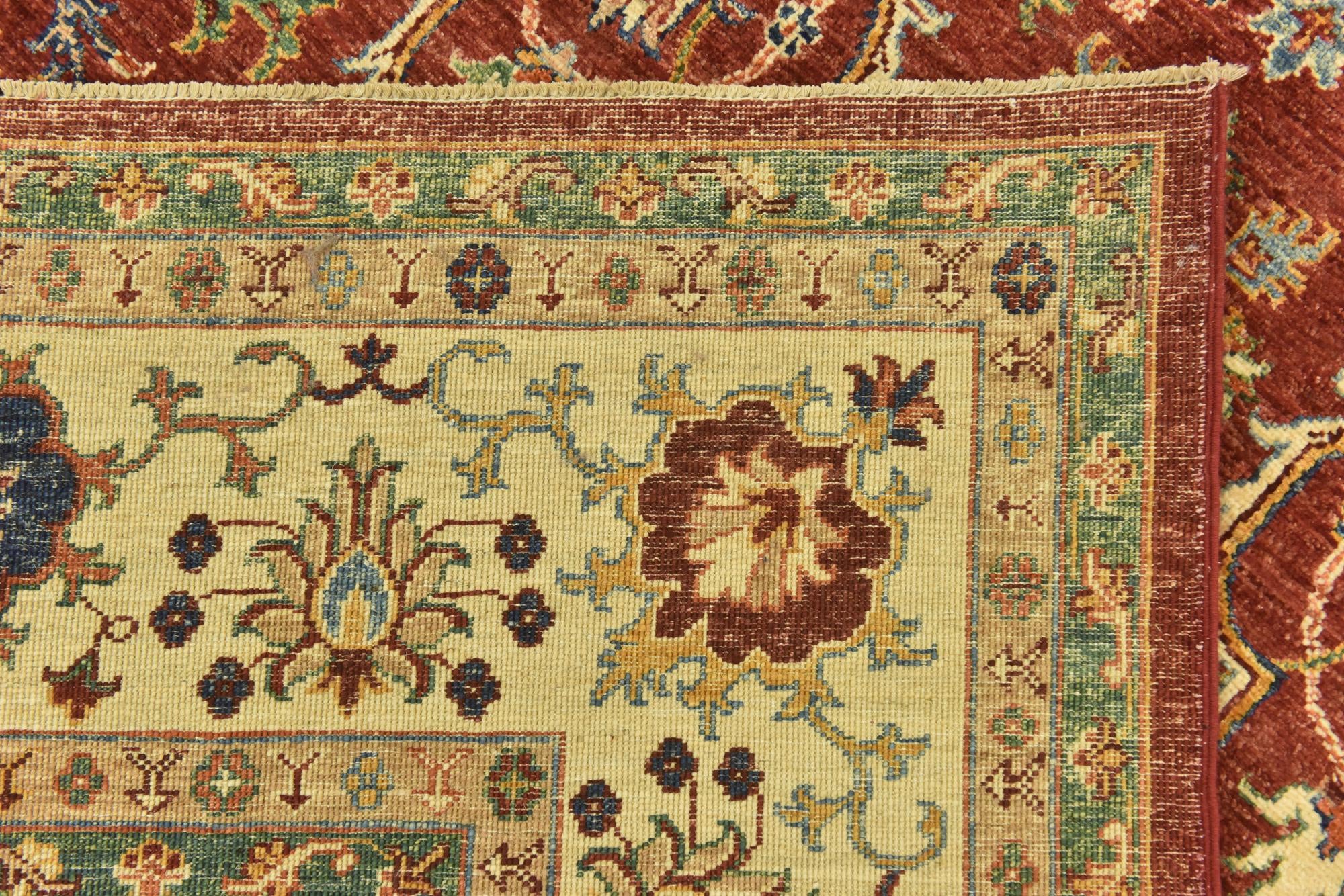 6' 11 x 10' 9 Hand Knotted Ariana Ziegler Rug