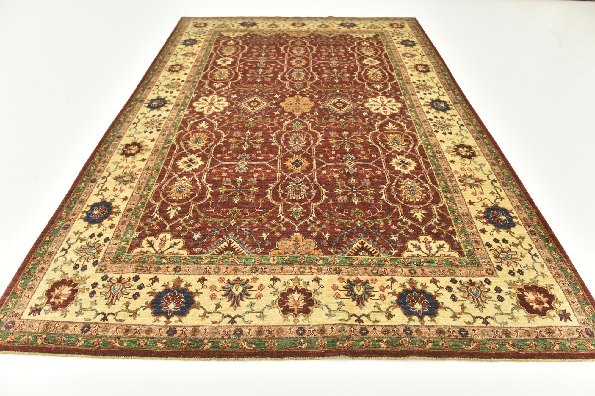 6' 11 x 10' 9 Hand Knotted Ariana Ziegler Rug