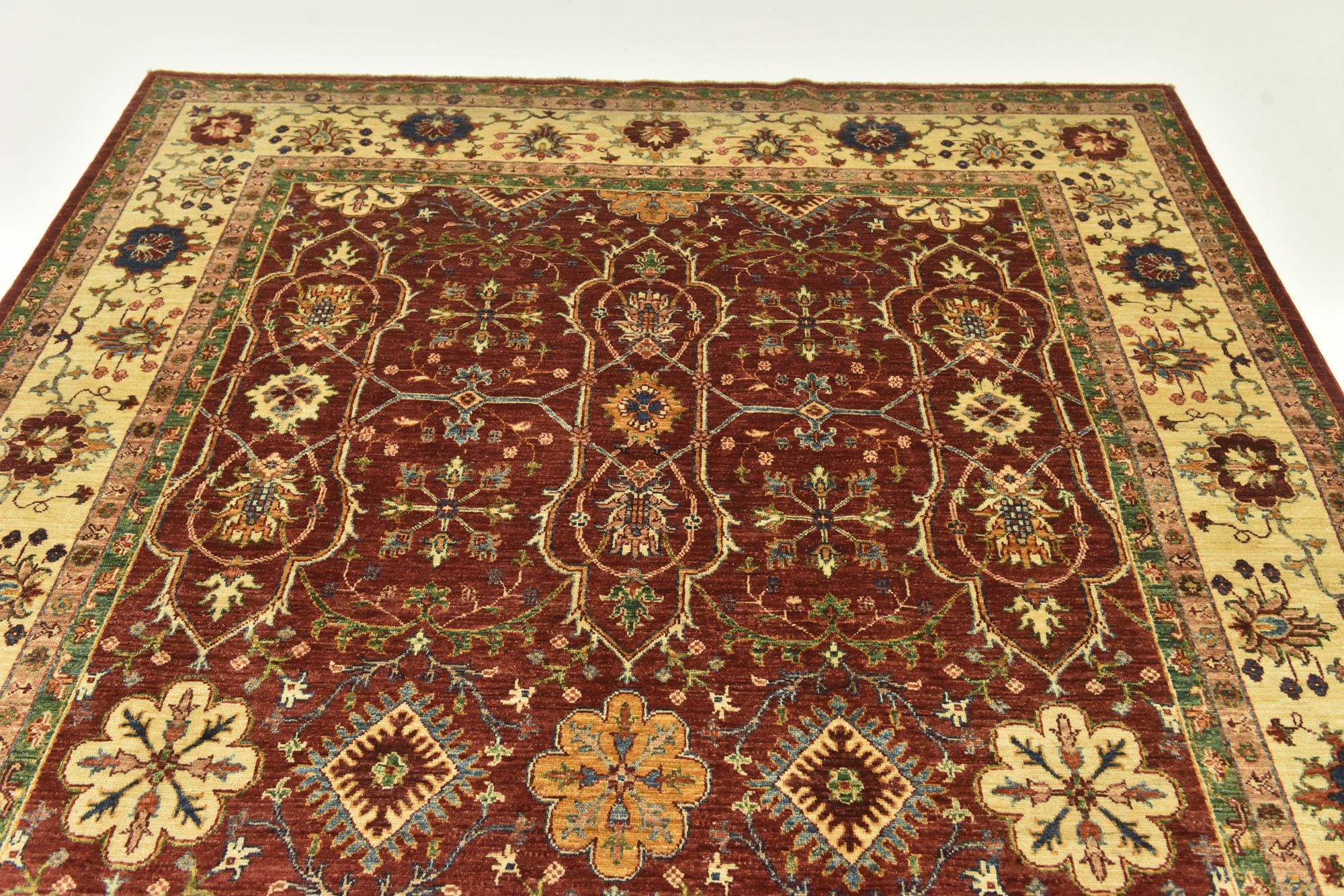 6' 11 x 10' 9 Hand Knotted Ariana Ziegler Rug