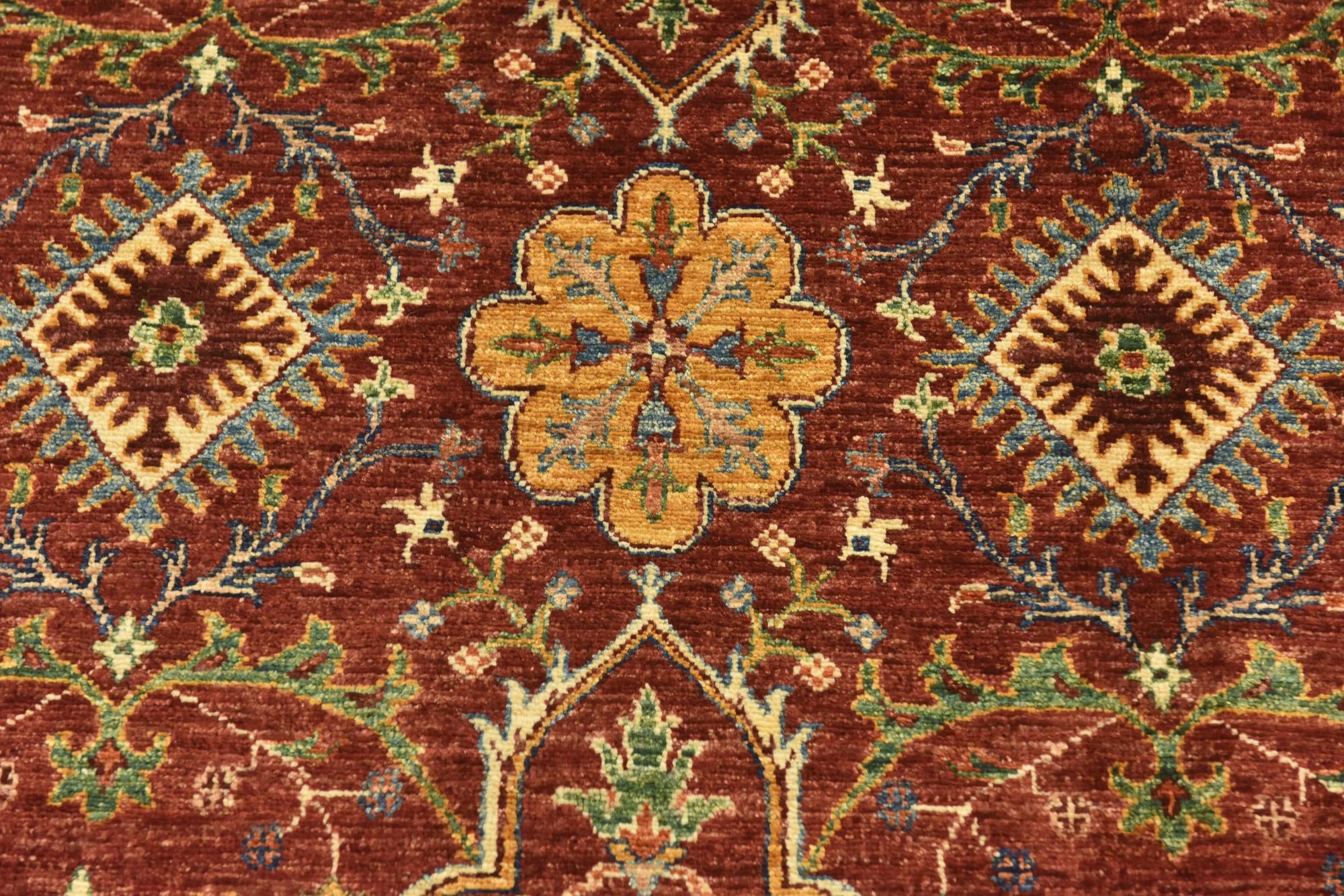 6' 11 x 10' 9 Hand Knotted Ariana Ziegler Rug