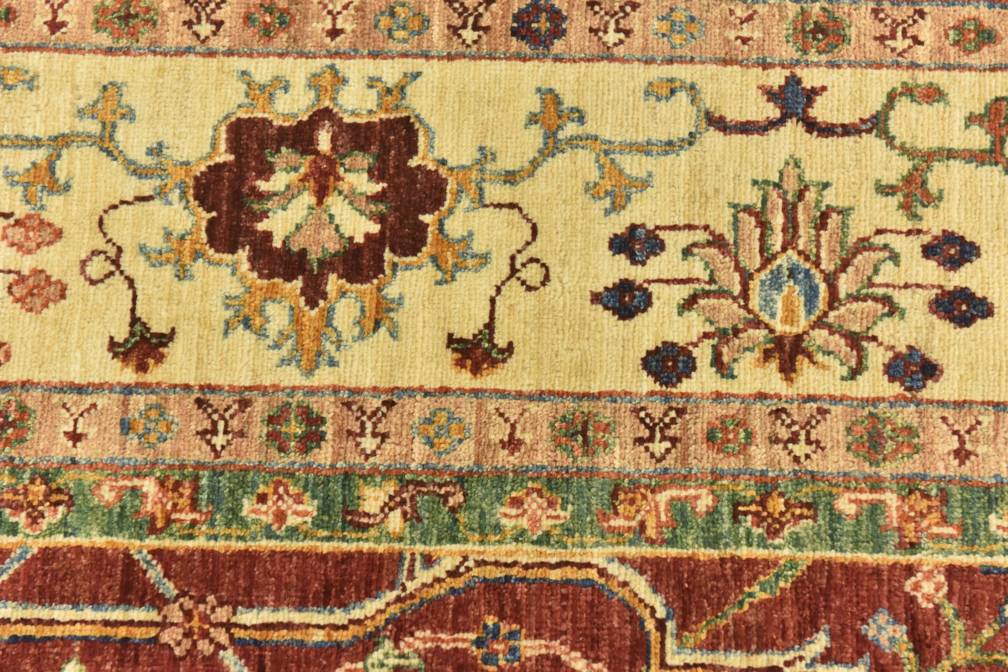 6' 11 x 10' 9 Hand Knotted Ariana Ziegler Rug