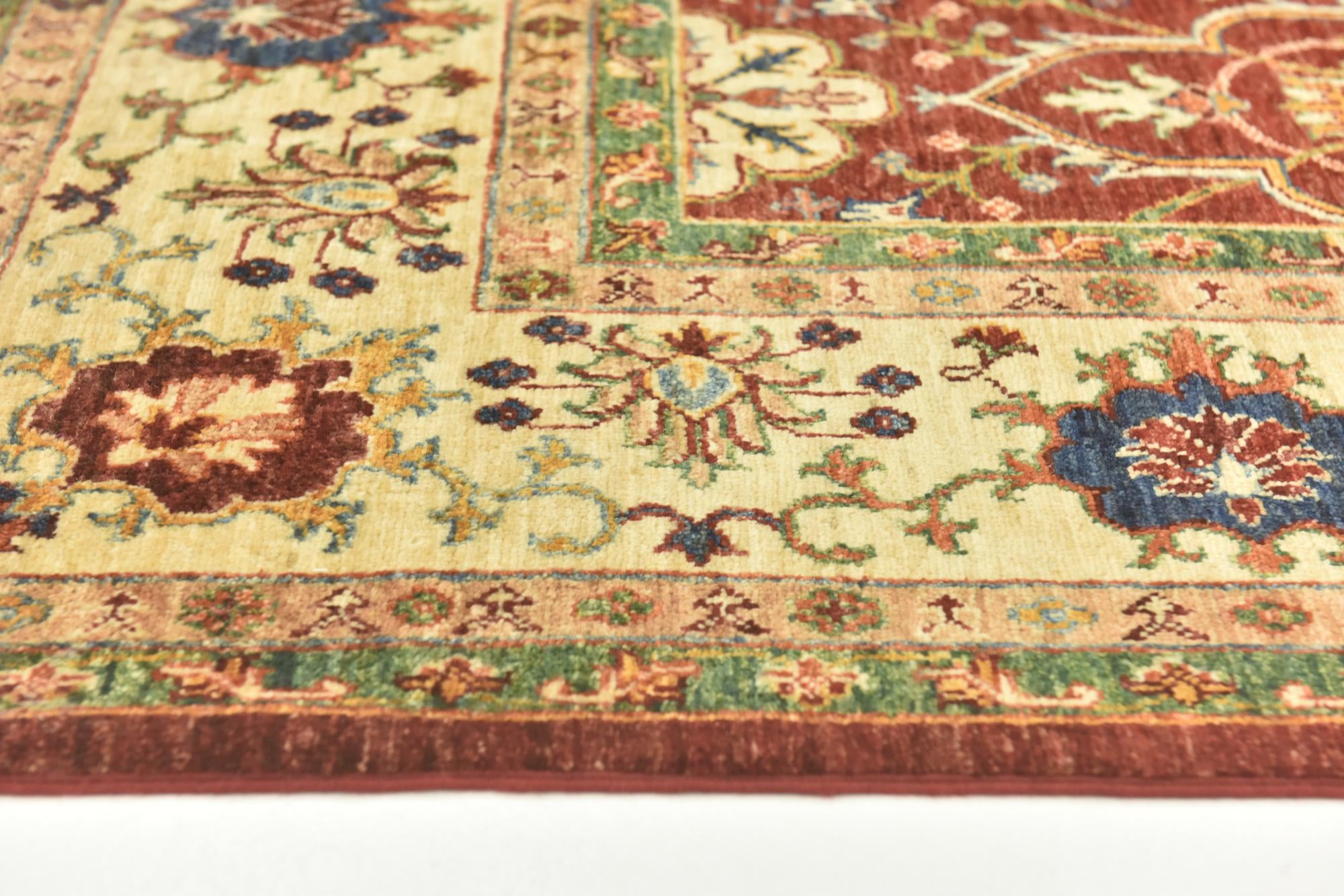 6' 11 x 10' 9 Hand Knotted Ariana Ziegler Rug