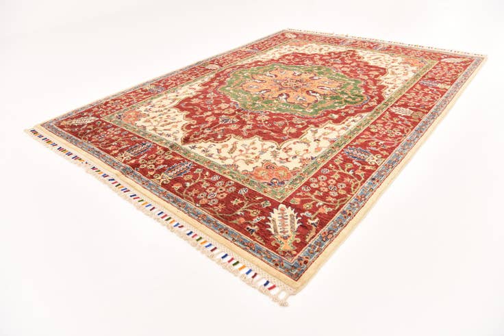 Detail image of 5' 9 x 7' 10 Hand Knotted Ariana Ziegler Oriental Rug