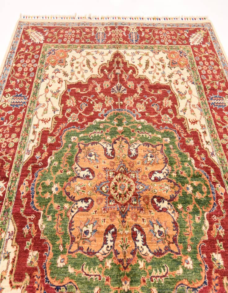 Detail image of 5' 9 x 7' 10  Hand Knotted Ariana Ziegler Oriental Rug