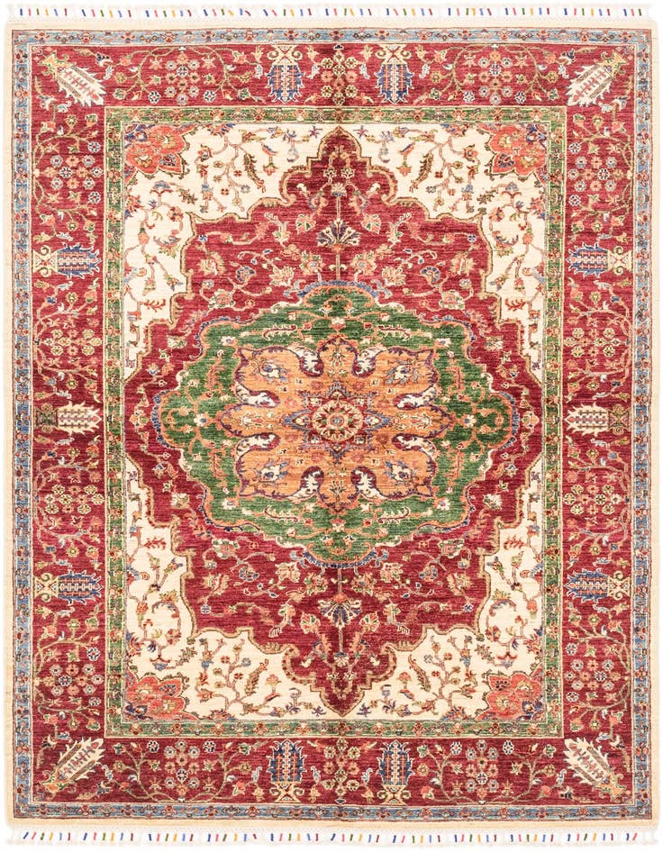 Detail image of 5' 9 x 7' 10 Hand Knotted Ariana Ziegler Oriental Rug