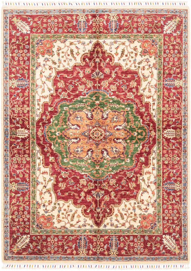 Detail image of 5' 9 x 7' 10 Hand Knotted Ariana Ziegler Oriental Rug