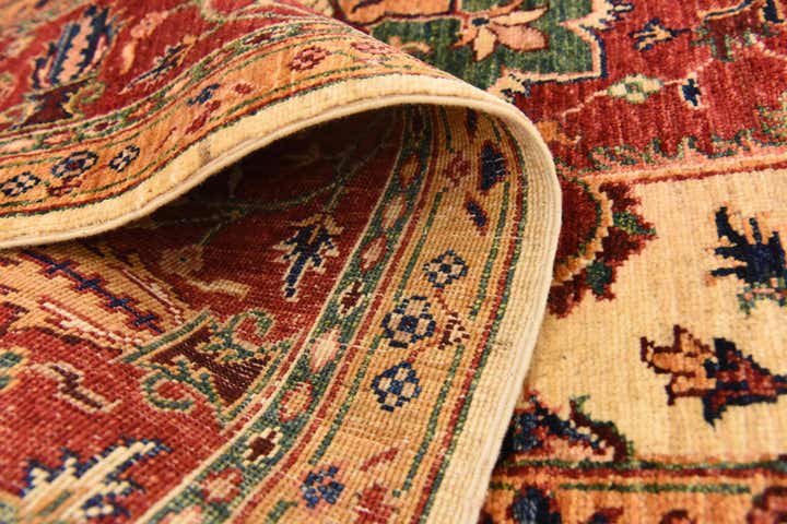 5' 9 x 8' 4 Hand Knotted Ariana Ziegler Oriental Rug