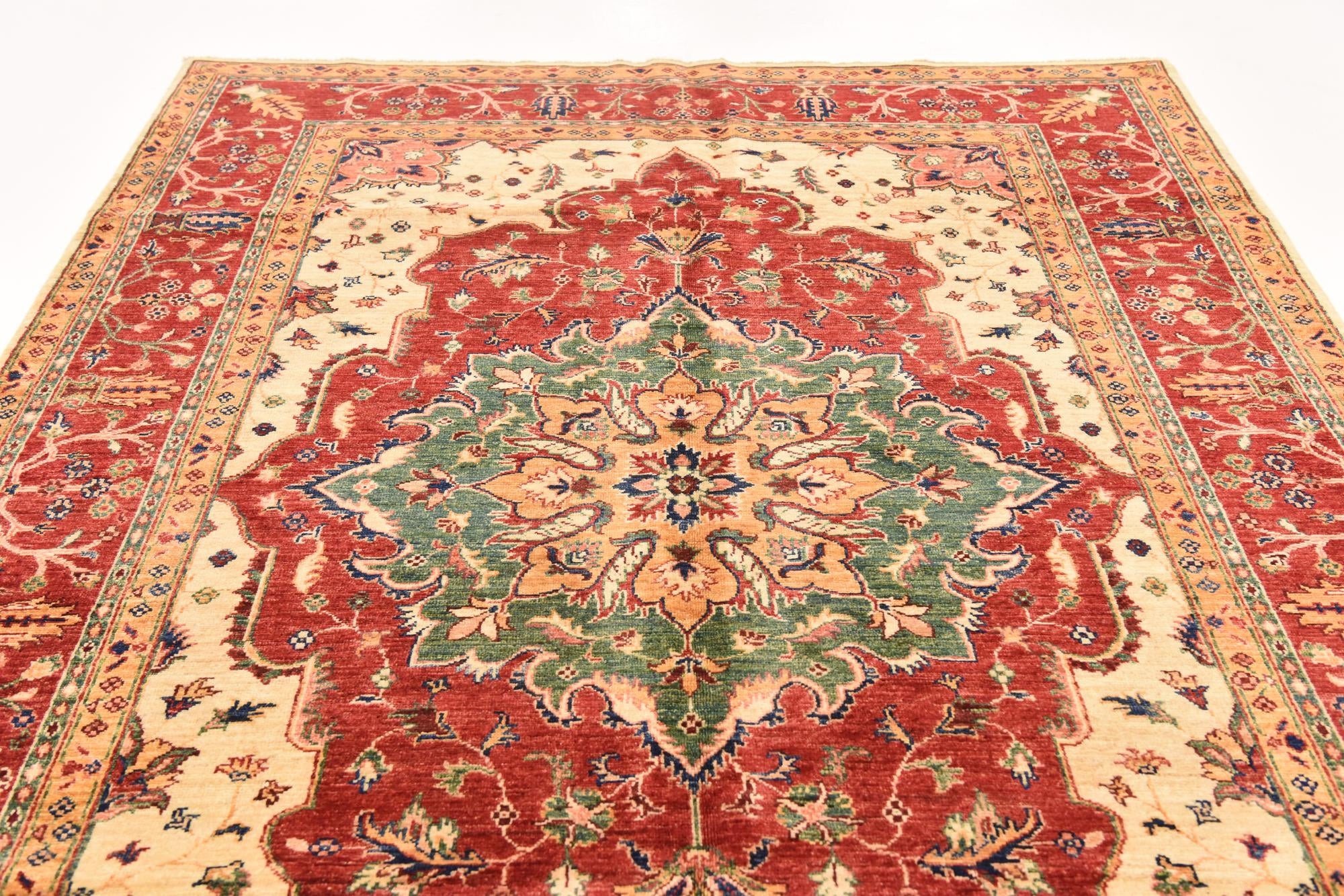 5' 9 x 8' 4 Hand Knotted Ariana Ziegler Oriental Rug