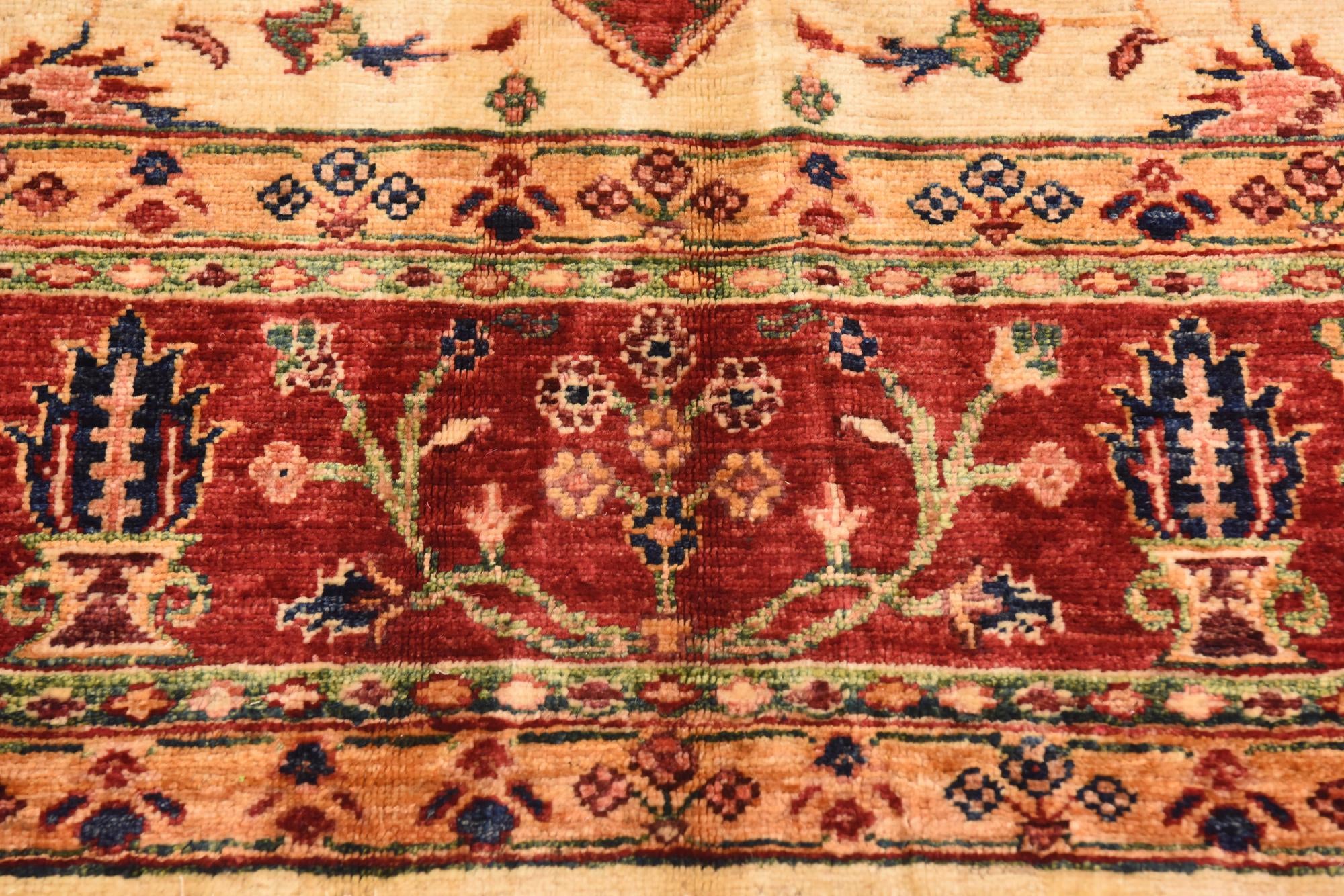 5' 9 x 8' 4 Hand Knotted Ariana Ziegler Oriental Rug