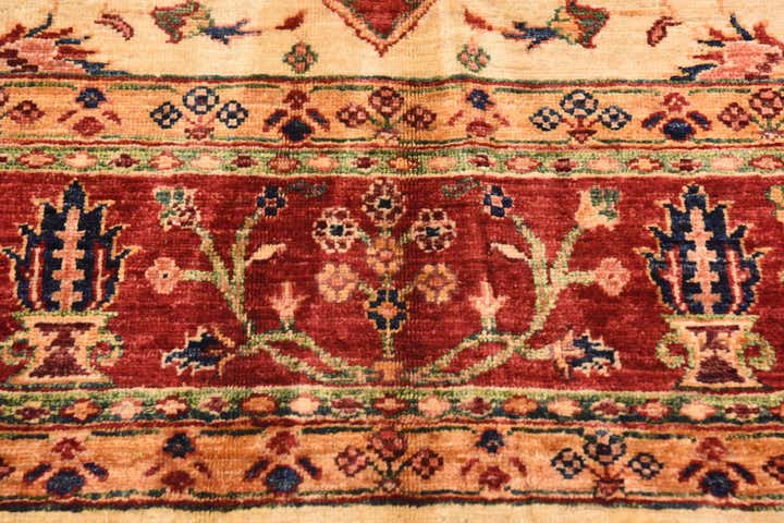 5' 9 x 8' 4 Hand Knotted Ariana Ziegler Oriental Rug