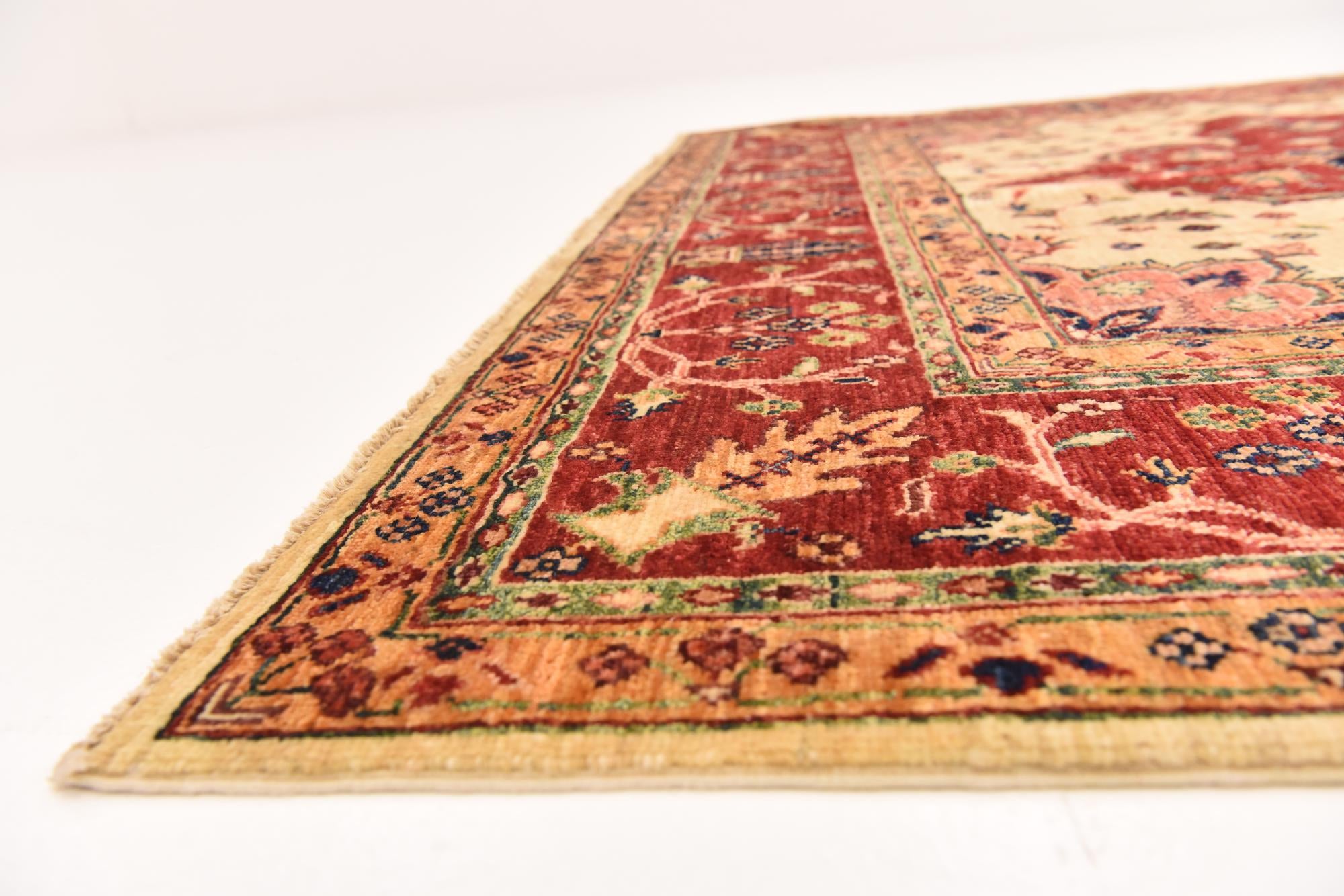 5' 9 x 8' 4 Hand Knotted Ariana Ziegler Oriental Rug