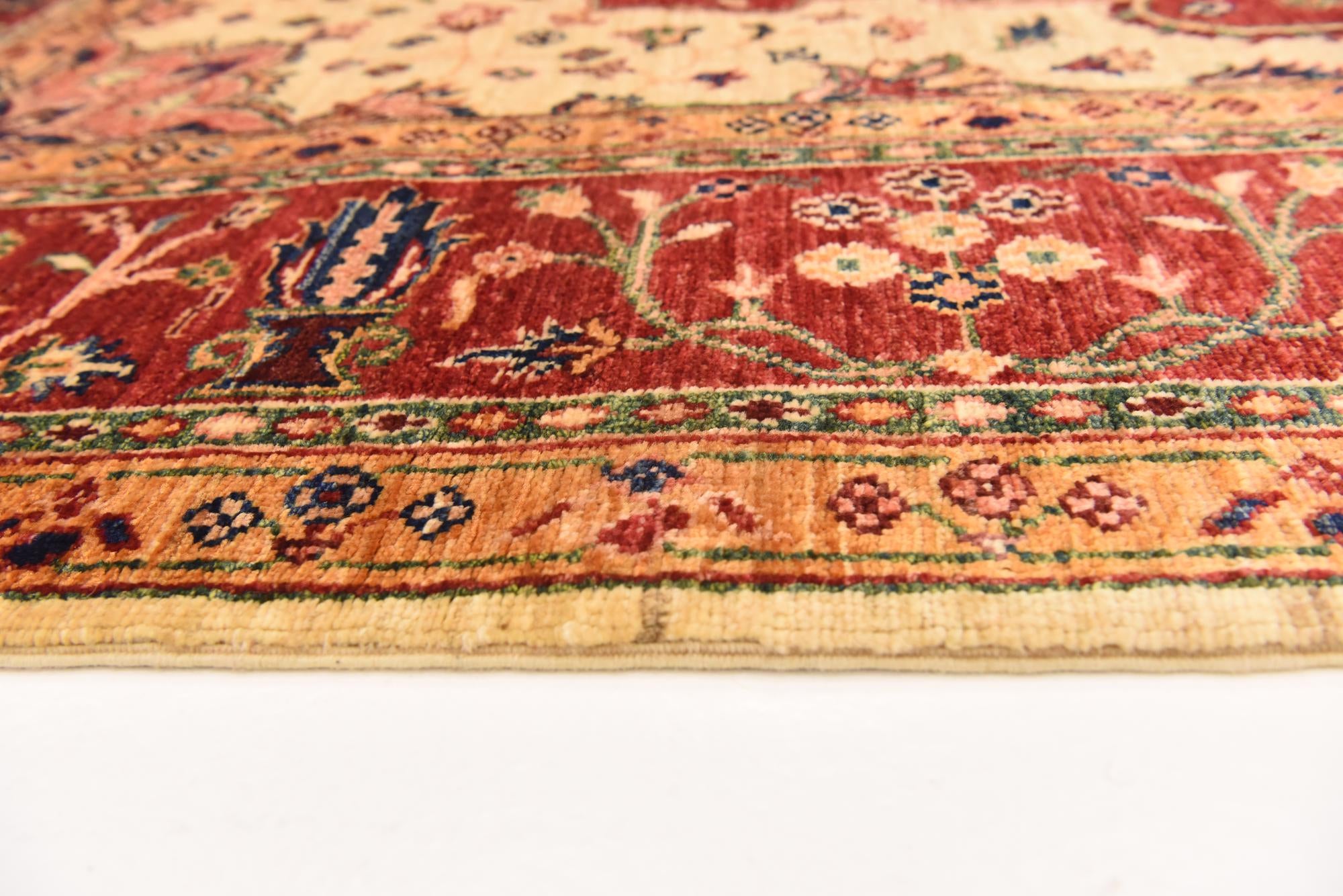 5' 9 x 8' 4 Hand Knotted Ariana Ziegler Oriental Rug