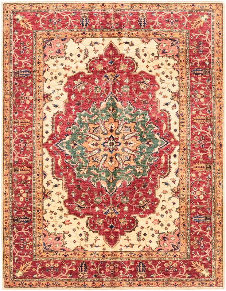 Detail image of 5' 9 x 8' 4 Hand Knotted Ariana Ziegler Oriental Rug