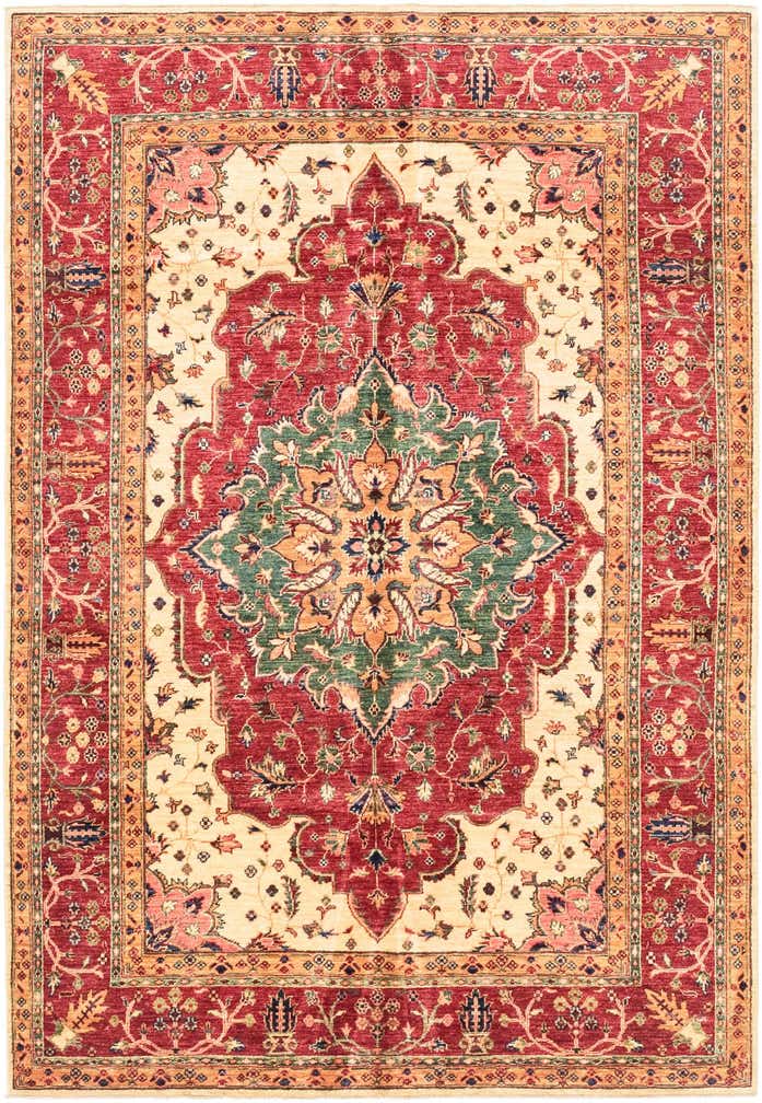5' 9 x 8' 4 Hand Knotted Ariana Ziegler Oriental Rug