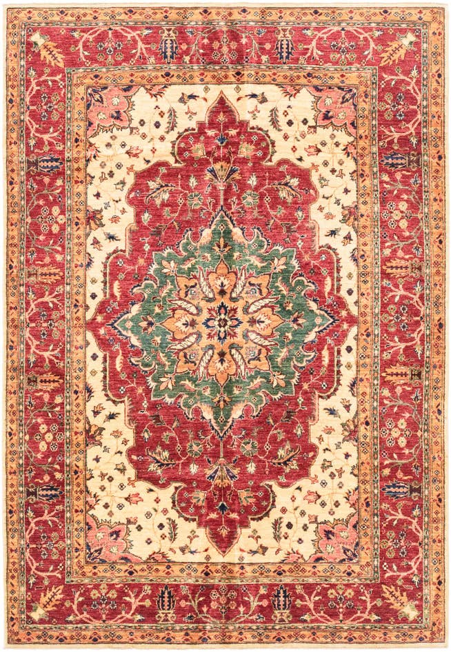 Detail image of 175cm x 255cm Hand Knotted Ariana Ziegler Oriental Rug