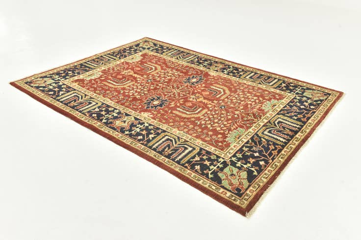 Detail image of 5' 9 x 7' 9 Hand Knotted Ariana Ziegler Rug