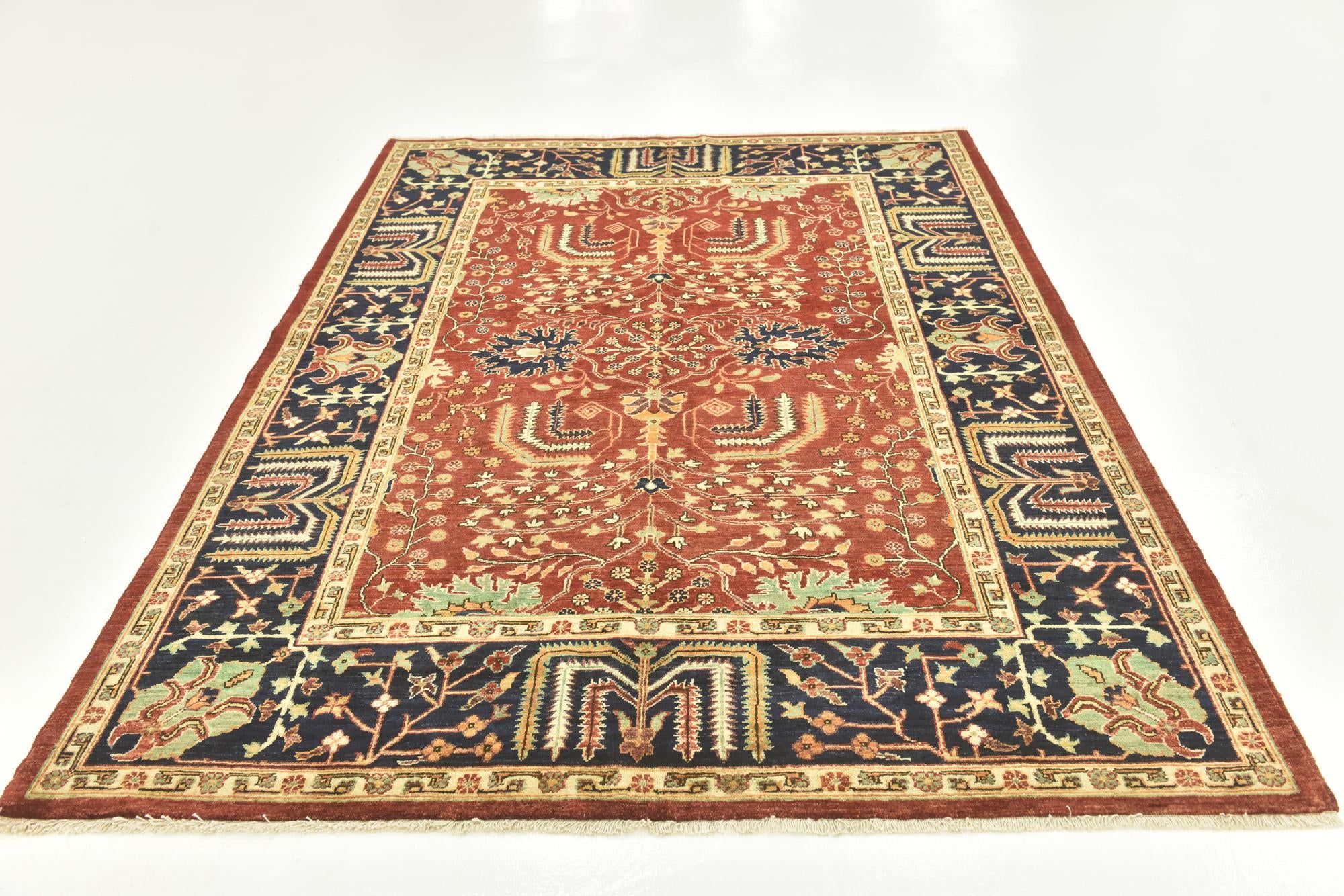 5' 9 x 7' 9 Hand Knotted Ariana Ziegler Rug