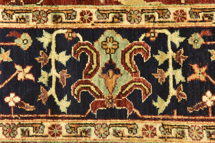 Detail image of 5' 9 x 7' 9 Hand Knotted Ariana Ziegler Rug