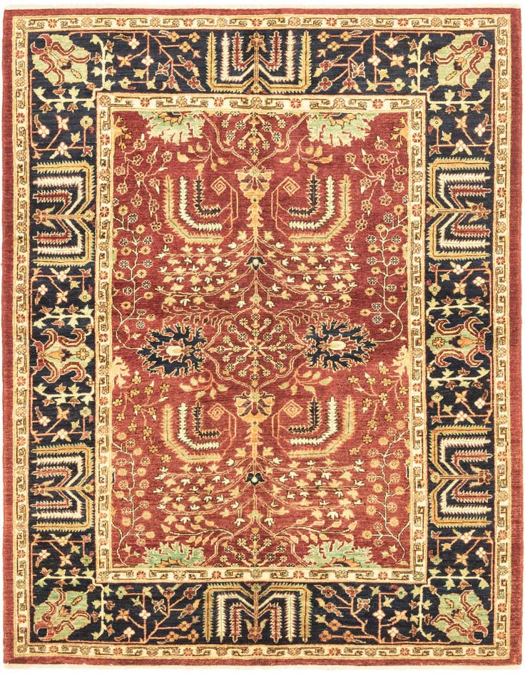 Detail image of 5' 9 x 7' 9 Hand Knotted Ariana Ziegler Rug