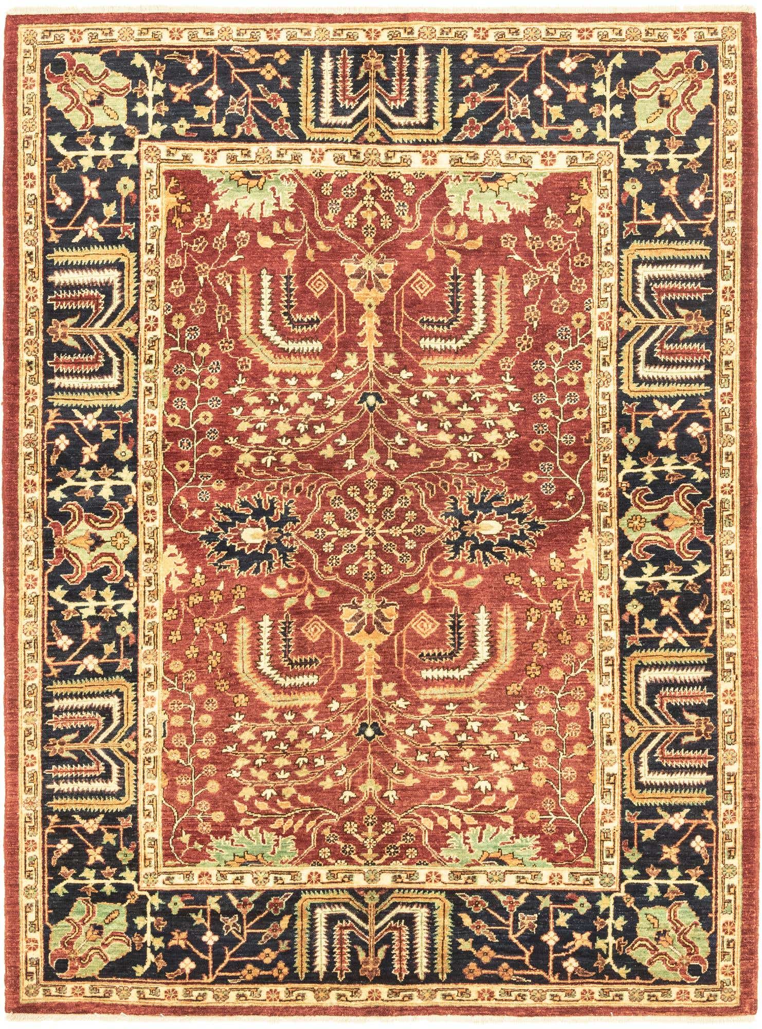 5' 9 x 7' 9 Hand Knotted Ariana Ziegler Rug