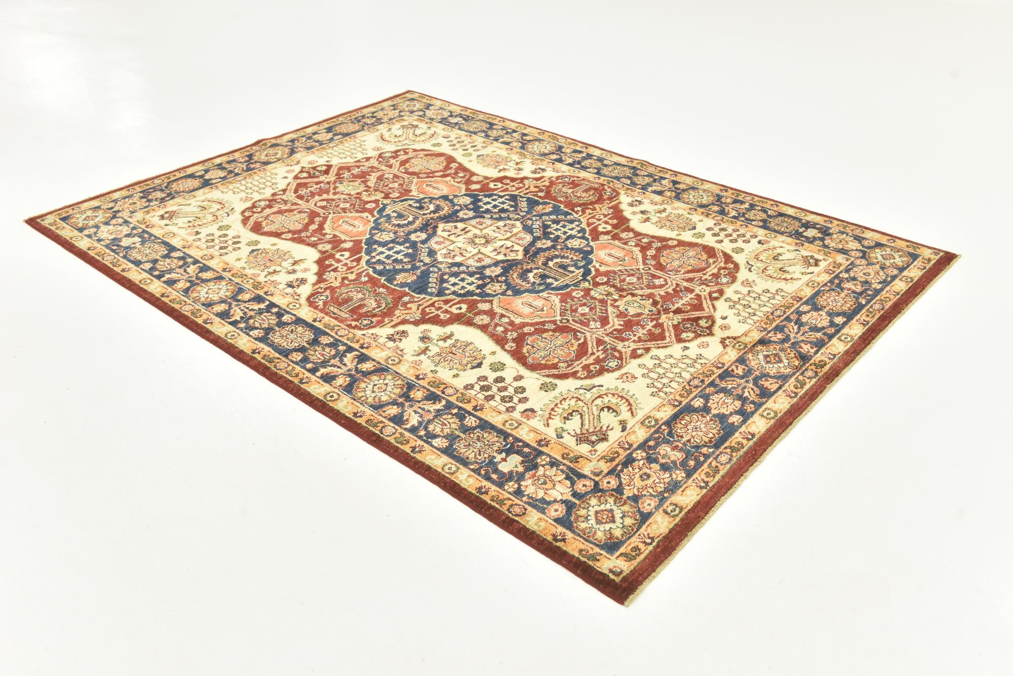 5' 8 x 7' 9 Hand Knotted Ariana Ziegler Rug