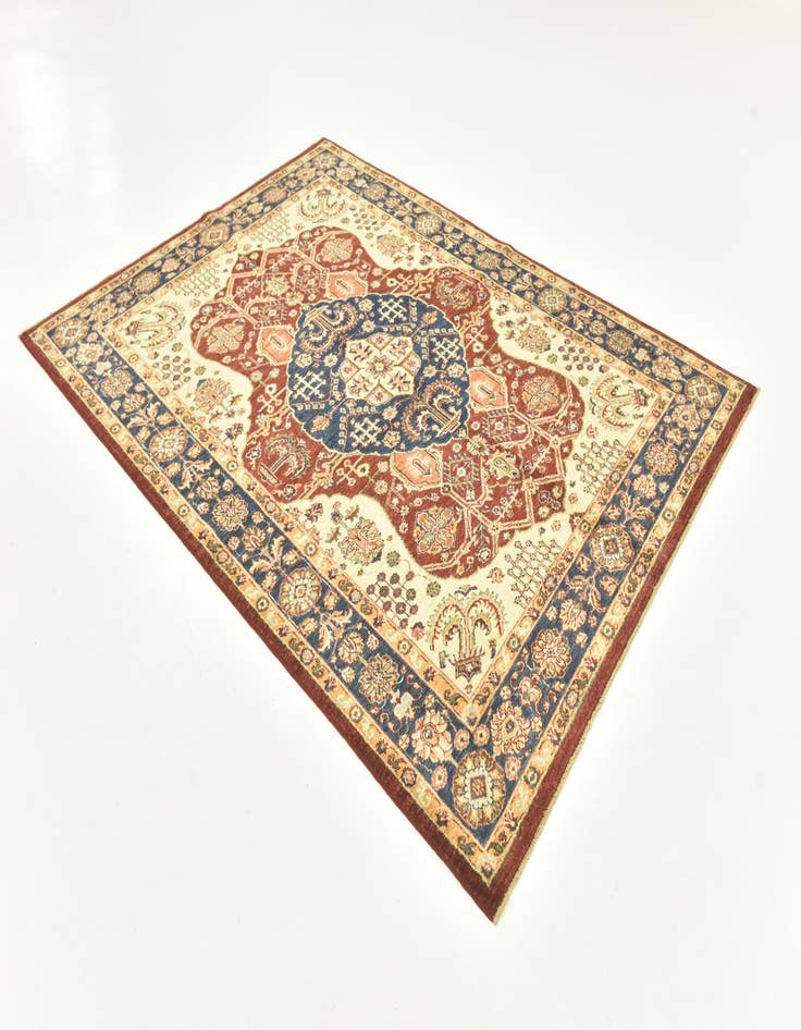 Detail image of 5' 8 x 7' 9  Hand Knotted Ariana Ziegler Rug