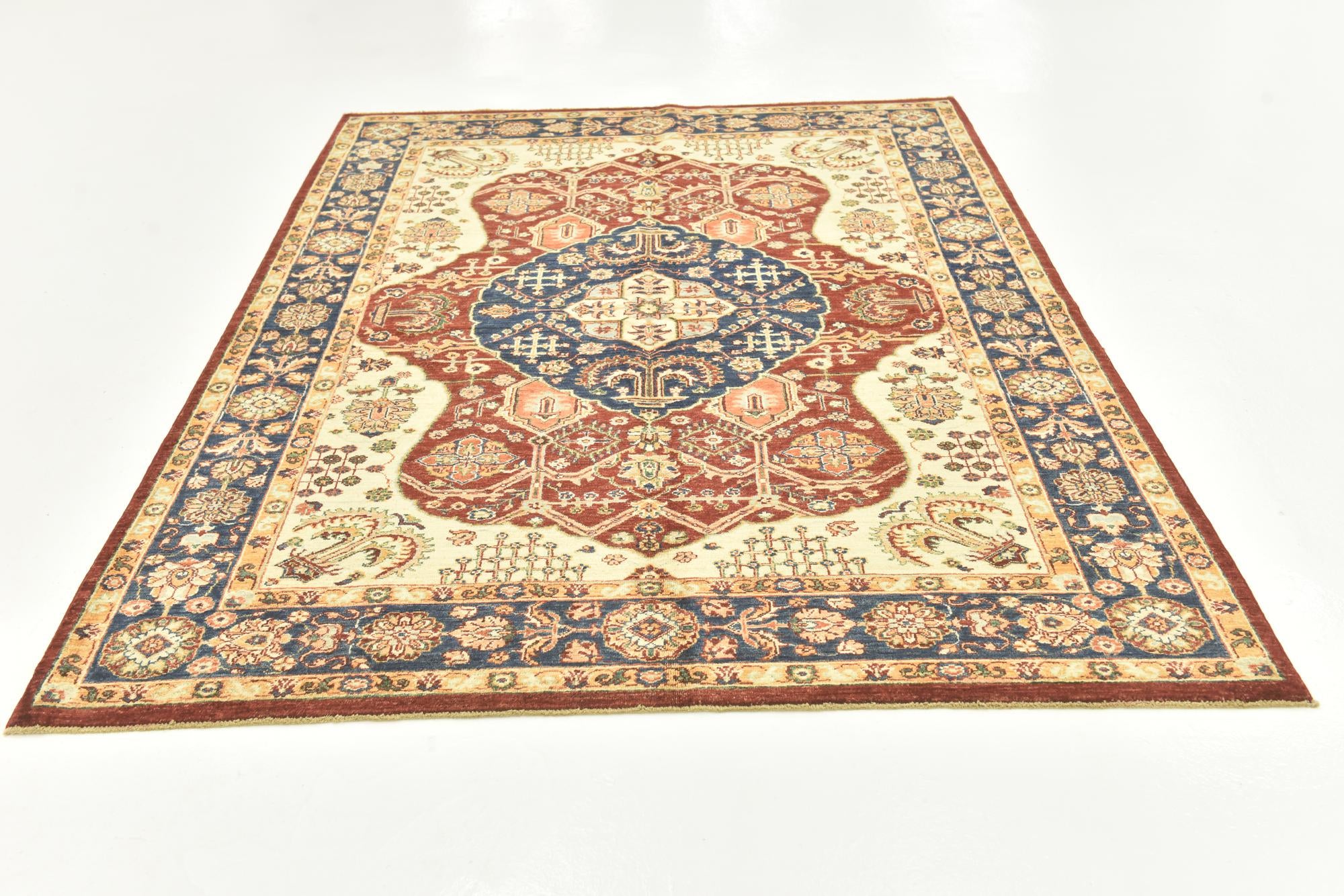 5' 8 x 7' 9 Hand Knotted Ariana Ziegler Rug