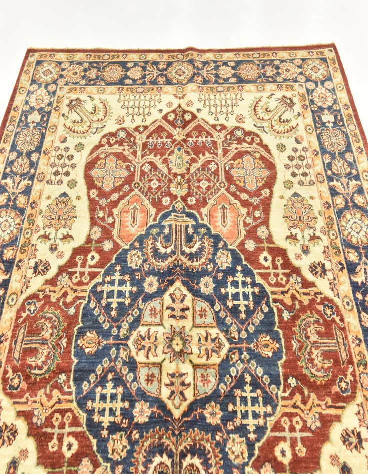 Detail image of 5' 8 x 7' 9  Hand Knotted Ariana Ziegler Rug