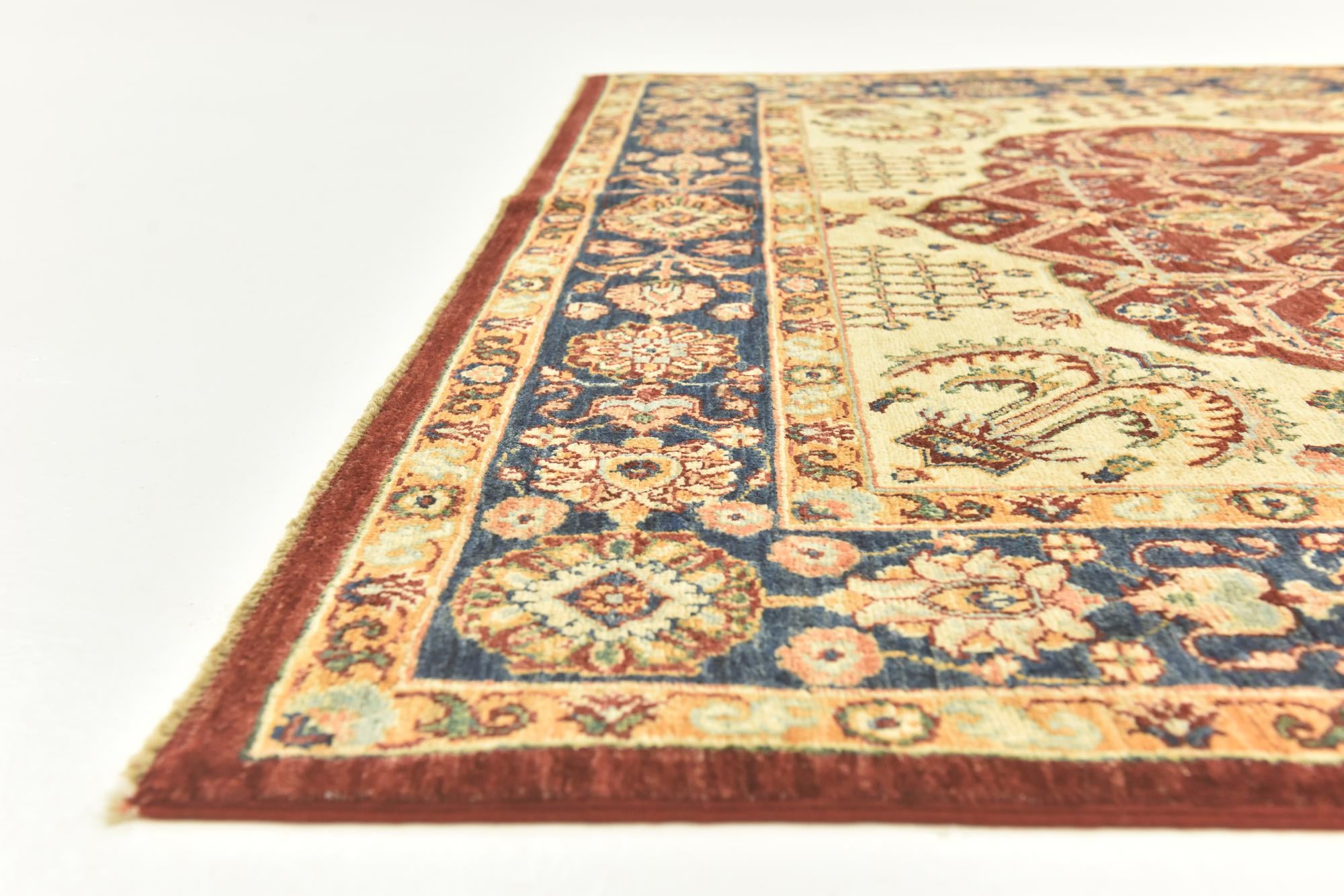 5' 8 x 7' 9 Hand Knotted Ariana Ziegler Rug