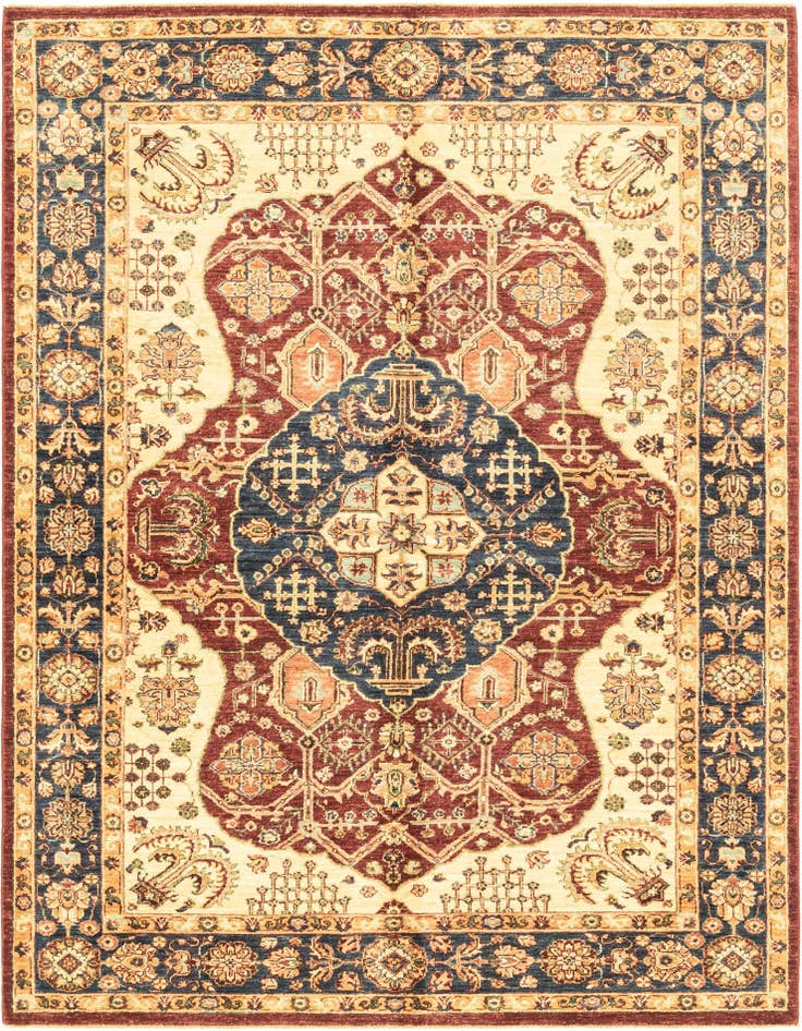 Detail image of 5' 8 x 7' 9 Hand Knotted Ariana Ziegler Rug