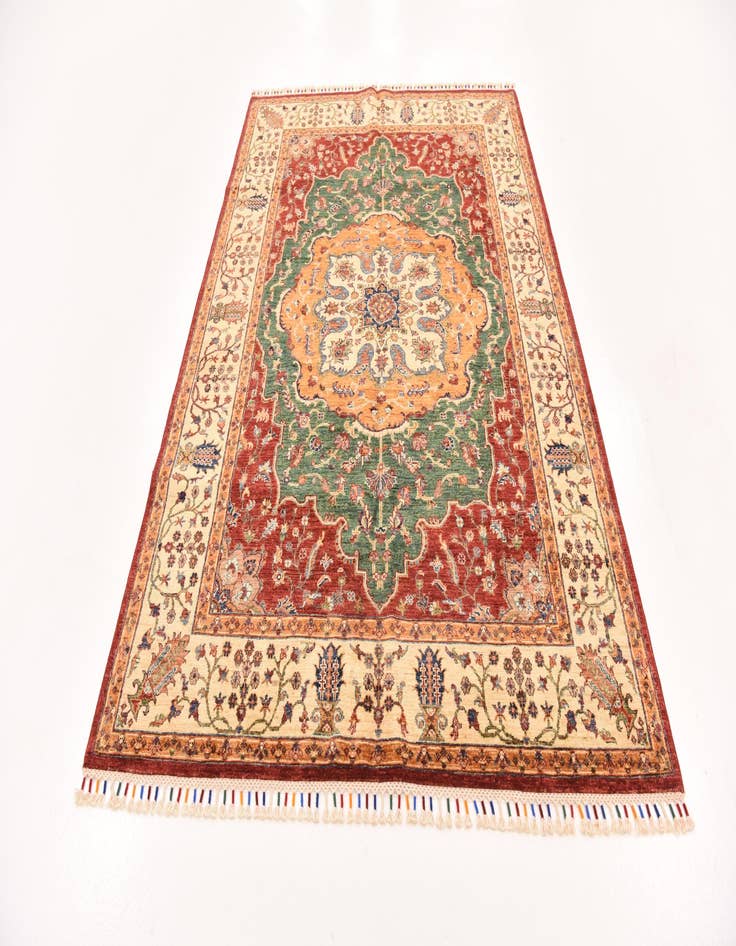 Detail image of 5' 6 x 8' 5  Hand Knotted Ariana Ziegler Rug