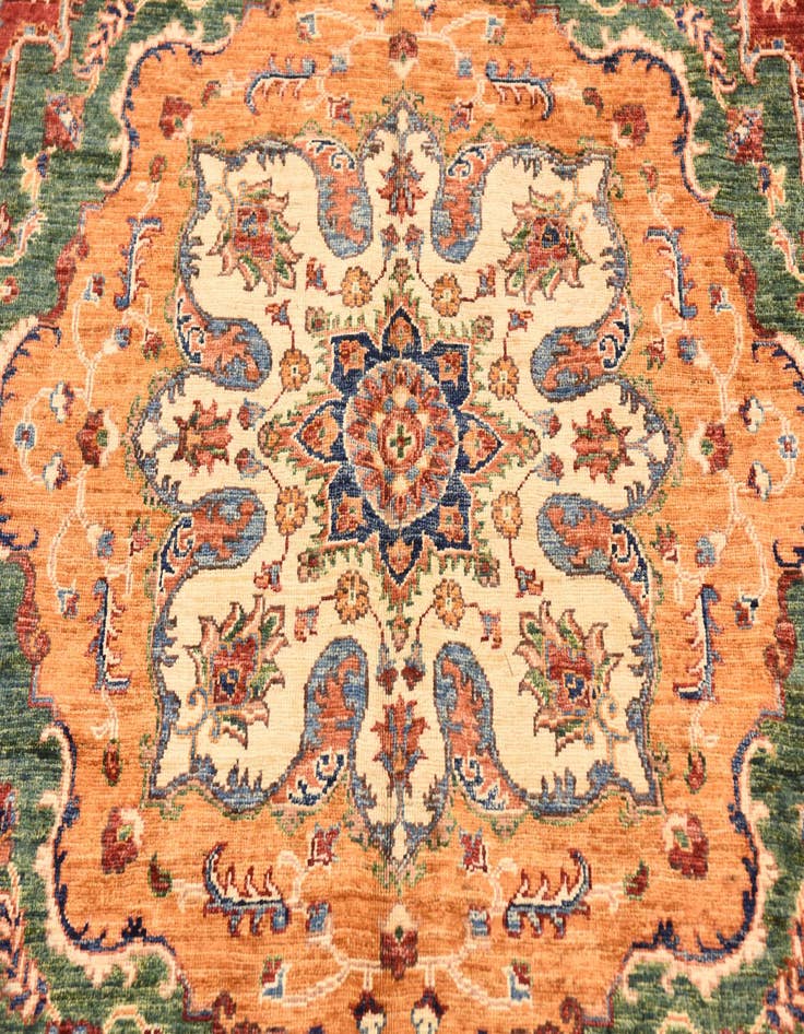 Detail image of 5' 6 x 8' 5  Hand Knotted Ariana Ziegler Rug