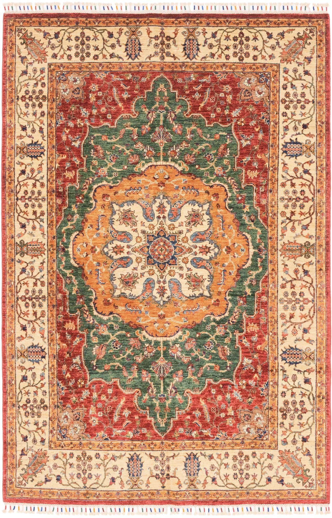 5' 6 x 8' 5 Hand Knotted Ariana Ziegler Rug