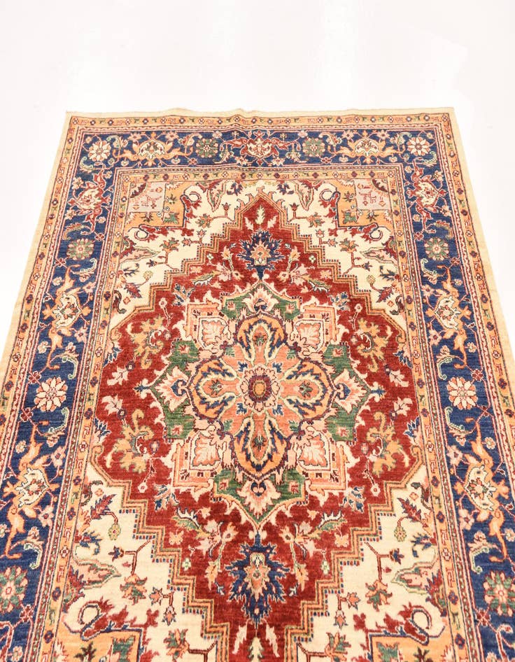 Detail image of 5' 2 x 6' 4  Hand Knotted Ariana Ziegler Rug