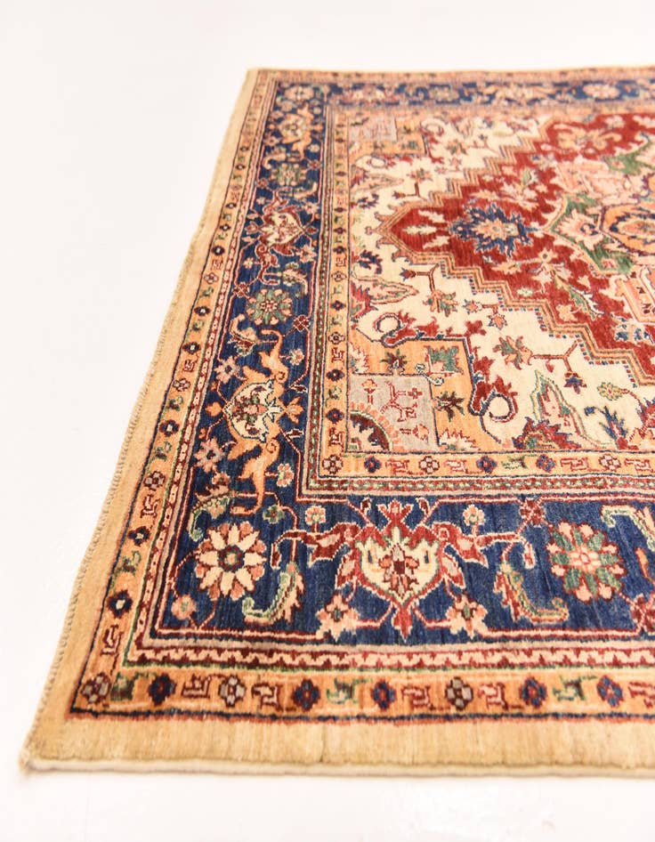 Detail image of 5' 2 x 6' 4  Hand Knotted Ariana Ziegler Rug