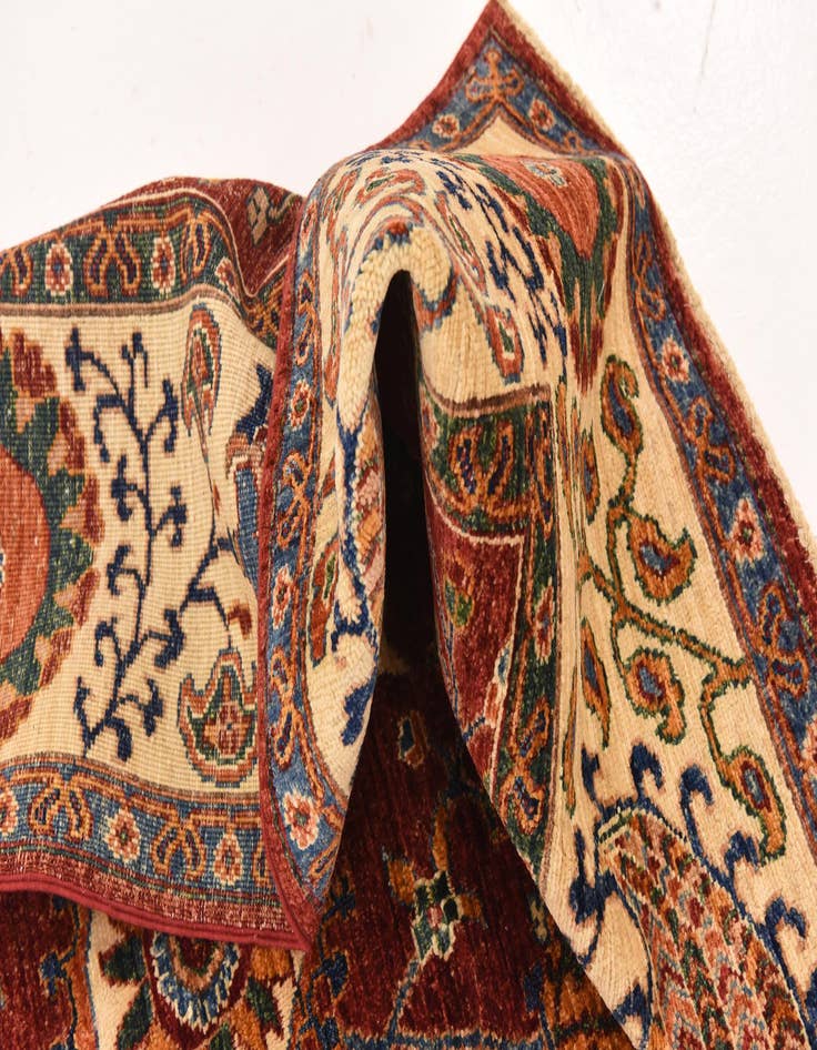 Detail image of 5' 1 x 6' 8  Hand Knotted Ariana Ziegler Rug