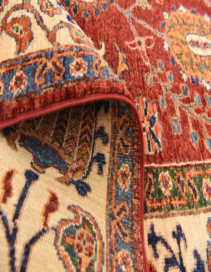 Detail image of 5' 1 x 6' 8  Hand Knotted Ariana Ziegler Rug